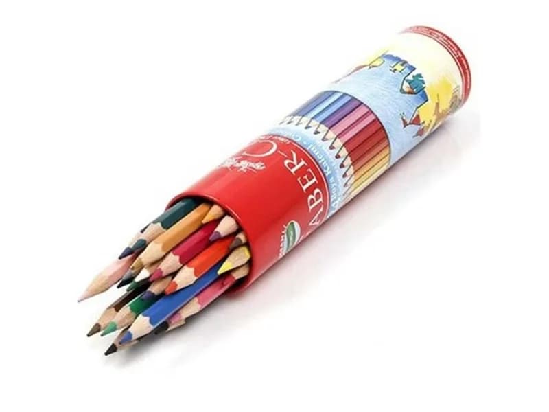 FABER 16524 FC METAL TÜPTE BOYA KALEMİ 24 RENK