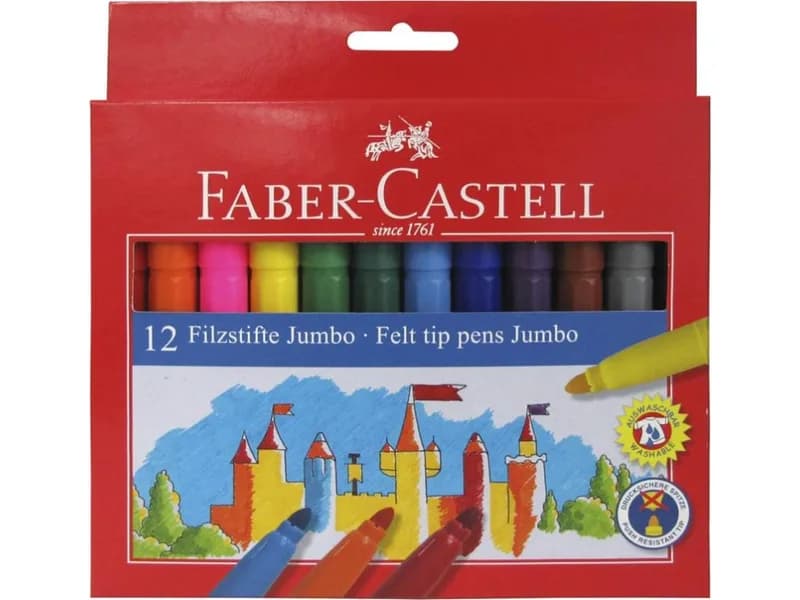 FABER 54312 FC JUMBO KEÇELİ KALEM 12Lİ YENİ